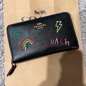 Coach medium ID zip wallet